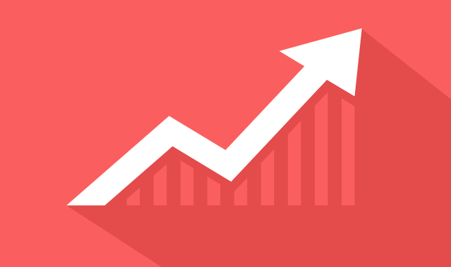 Graph of increased productivity